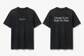 John 15:13 black tee mockup