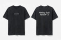 Romans 8:38-39 black tee mockup