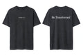 Romans 12:2 black tee mockup