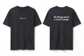 Joshua 1:9 black tee mockup