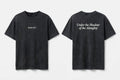 Psalm 91:1 black tee mockup