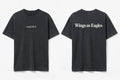 Isaiah 40:31 black tee mockup