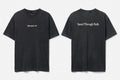 Ephesians 2:8 black tee mockup