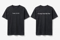 Psalm 119:105 black tee mockup