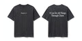 Philippians 4:13 black tee mockup