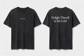 Psalm 37:4 black tee mockup