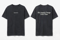Psalm 91:11 black tee mockup