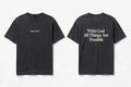 Mark 10:27 black tee mockup