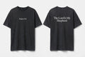 Psalm 23:1 black tee mockup