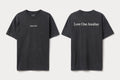 John 13:34 black tee mockup
