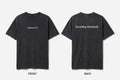 Ephesians 3:20 black tee mockup