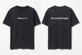 Philippians 4:19 black tee mockup