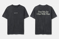 Isaiah 41:10 black tee mockup
