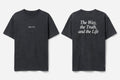 John 14:6 black tee mockup